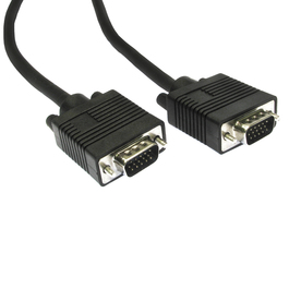 1m SVGA Male to Male Cable - Black