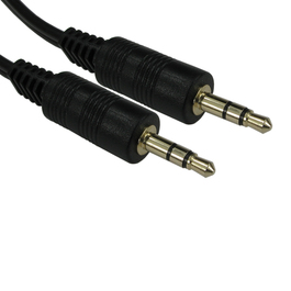 2m 3.5mm Stereo Cable - Black