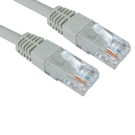 0.5m Cat6 Full Copper UTP 24awg RJ45 Ethernet Cable (Grey)