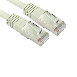 1m Cat5e Shielded Patch Cable - Grey