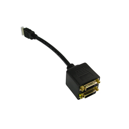 HDMI (M) to 2x DVI-D (F) Splitter Cable