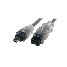 2m Firewire 9 Pin (M) to 4 Pin (M) Cable