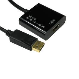 DisplayPort V1.2 to HDMI Adapter, 4k (Active)