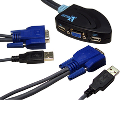 2 Port Micro KVM Switch - SVGA & USB