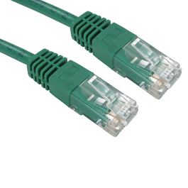 1m Cat5e Full Copper UTP 26awg RJ45 Ethernet Cable (Green)