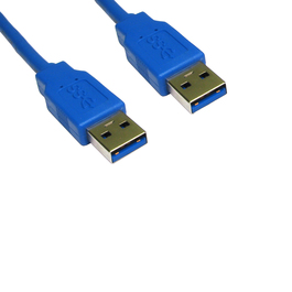 1m USB 3.0 Type A (M) to Type A (M) Data Cable - Blue