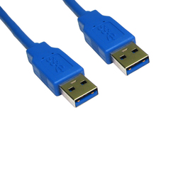 3m USB 3.0 Type A (M) to Type A (M) Data Cable - Blue