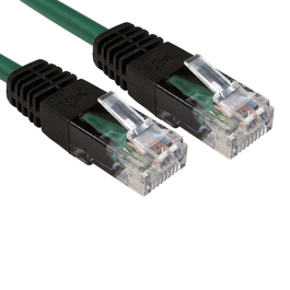 2m Green Cat5e Crossover Patch Cable - 26AWG