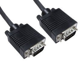 0.5m SVGA Male to Male Cable - Black