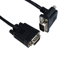 1m Straight to Right Angled SVGA Cable