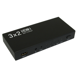 HDMI 3 to 2 Switch/Splitter With Remote Control