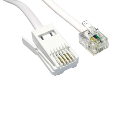 5m BT M - RJ11 M X/O Modem Cable (White)