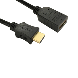 0.5m High Speed HDMI with Ethernet Cable - Black
