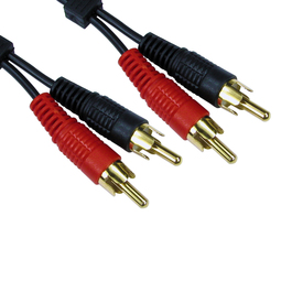 2m Twin RCA Cable
