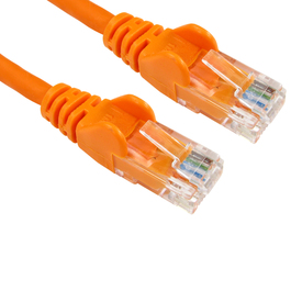 0.5m Cat6 Snagless LSOH LSZH CCA UTP 24awg RJ45 Ethernet Cable (Orange)