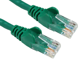0.5m Cat6 Snagless LSOH LSZH CCA UTP 24awg RJ45 Ethernet Cable (Green)