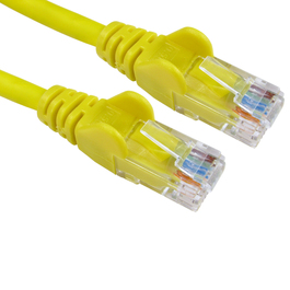 1.5m Cat6 Snagless LSOH LSZH CCA UTP 24awg RJ45 Ethernet Cable (Yellow)