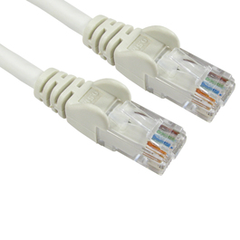 1m Cat6 Snagless LSOH LSZH CCA UTP 24awg RJ45 Ethernet Cable (White)