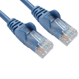 1.5m Cat5e Snagless CCA UTP 26awg RJ45 Ethernet Cable (Blue)