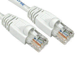 5m Snagless Cat5e Patch Cable - White