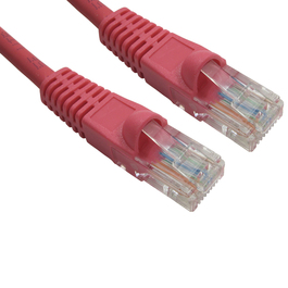 0.5m Snagless Cat5e LSZH Patch Cable - Red