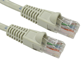 0.5m Snagless Cat6 Patch Cable - Grey
