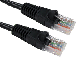 0.5m Snagless Cat6 Patch Cable - Black
